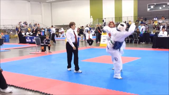 Monique Franklin - Yi Sport Taekwondo - 2014 National Championships смотреть онлайн