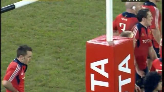 Munster Vs Ulster 2009 bonus point try смотреть онлайн