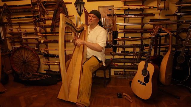 Alizbar Презентация арфы  Александра Анушата  Кельтская арфа /  Celtic Harp
