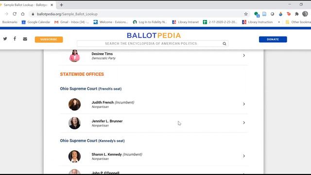 Researching The Down Ballot
