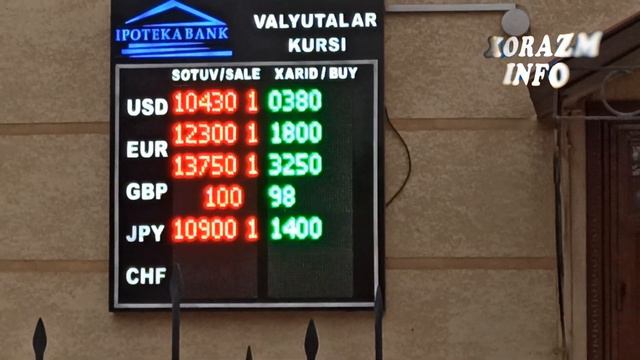 Diqqat ! Dollar Kutarilmokda ! Franklin Qayerga Ketmoqda! Xorazm Valyuta Kurslari 24.11.20