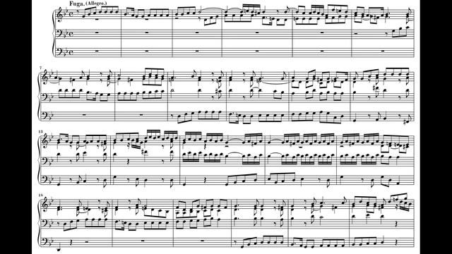 Nicolaus Bruhns - Prelude And Fugue In G Minor. {w/ Score.}