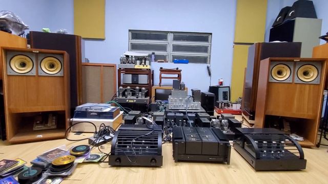 Lowther Super Acousta orginal + passive crossover custom made + LoD HMA 9500mk2 power amp... смотреть онлайн