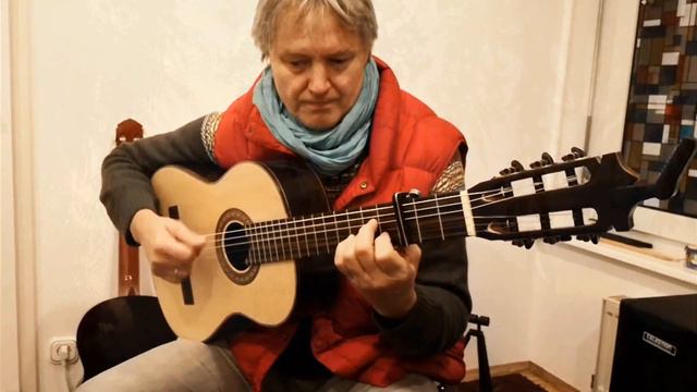 MEINE LETZTE SELBST GEBAUTE GITARRE VON MIR GESPIELT смотреть онлайн