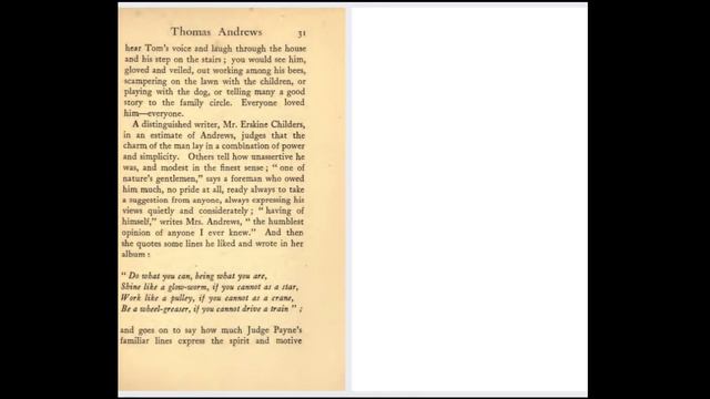 Thomas Andrews SHIPBUILDER By Shan F Bullock 1912 (Readable Book) смотреть онлайн