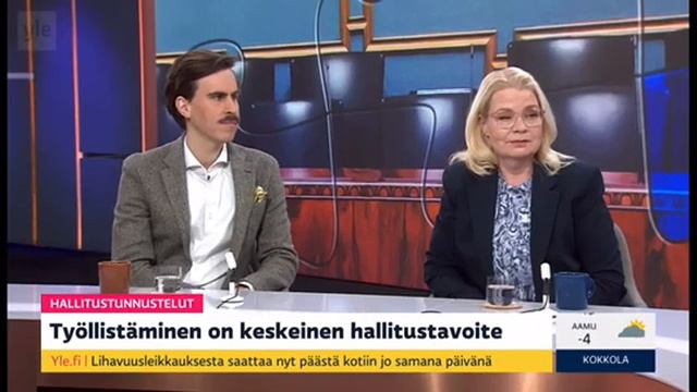 Ylen aamu 19.4.2023 Leena Meri (ps), Antti Häkkänen (kok), Matias Mäkynen (sdp) смотреть онлайн
