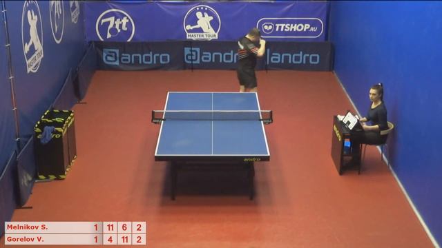 Настольный теннис матч 160320 1 Мельников Станислав Горелов Валерий смотреть онлайн
