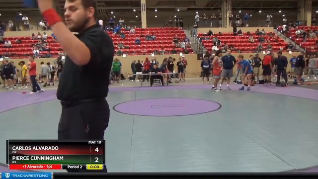 220 Lbs Cons. Round 1 - Carlos Alvarado, OK Vs Pierce Cunningham, KS 9467
