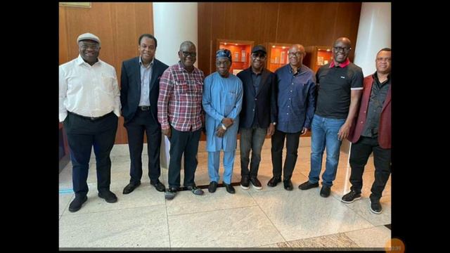 Peter Obi in London with Wike, Obasanjo, Duke & others. смотреть онлайн