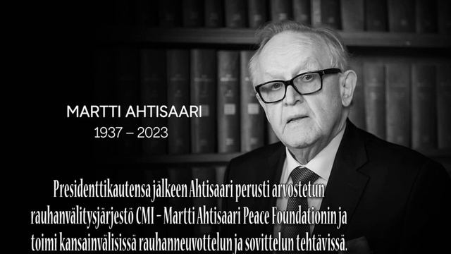 Martti Ahtisaaren muistolle 🙏⚰😢✞︎ смотреть онлайн