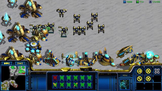 NO ADVANCED TROOPS! - StarCraft Remastered 2P Melee (Protoss/Terran) vs 4 CPUs смотреть онлайн