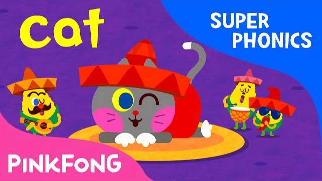 At | Cat Cat Cat | Super Phonics | PINKFONG Songs For Children