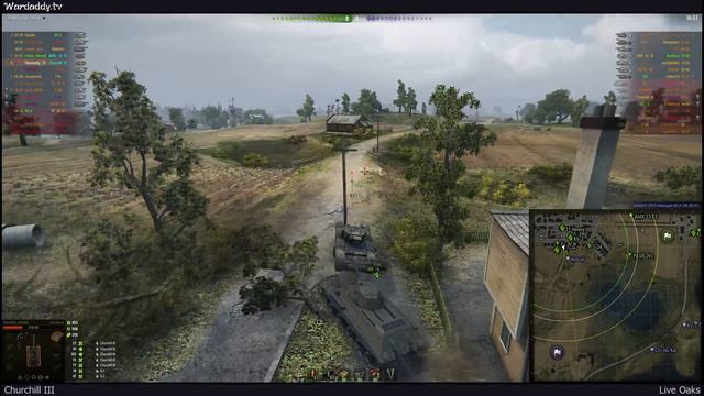 ► Churchill III 📍Live Oaks || World of Tanks (WoT) Churchill III Gameplay смотреть онлайн