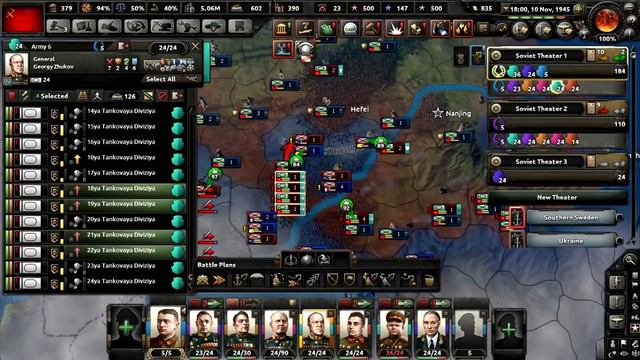 [28] Hearts of Iron IV - Fuhrerreich - USSR (Molotov) - Saving China! смотреть онлайн