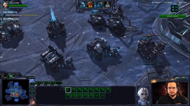 Starcraft 2 Co-op - Nova Commander - Temple of the Past смотреть онлайн
