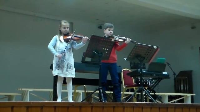 F.HUBER Conzertino for 2 violins смотреть онлайн