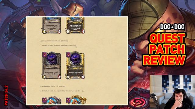 Big Quest Patch Review | Dogdog Hearthstone Battlegrounds смотреть онлайн