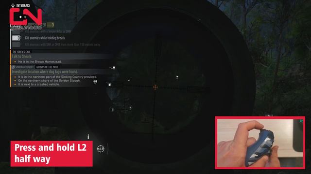 Ghost Recon Breakpont - How To Hold Breath - Sharpshooter Challenge