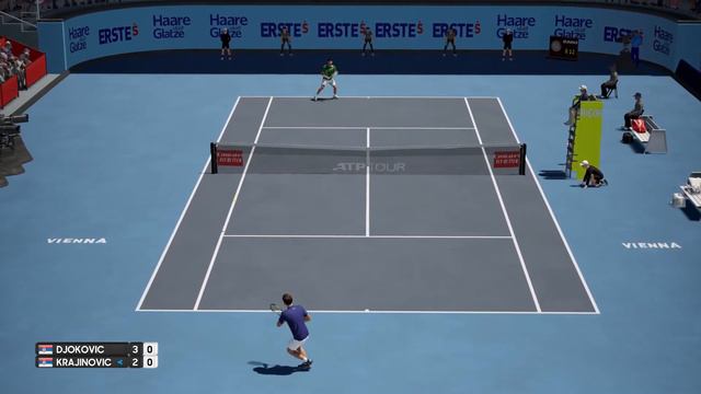Erste Bank Open Vienna - Novak Djokovic vs Filip Krajinovic - Tennis Sim смотреть онлайн