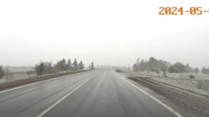 Майская метель по дороге Тверь-Бежецк (2024-05-08)