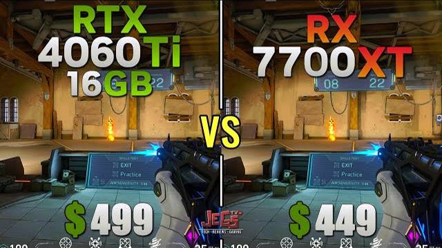 ТЕСТ - RTX4060TI 16GB Vs RX7700XT 16GB