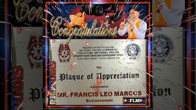 FRANCIS LEO MARCOS CONGRATULATIONS 👏👏👏 смотреть онлайн