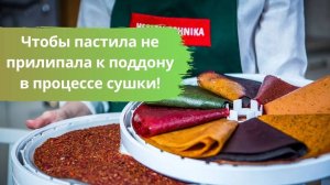 Чтобы пастила не прилипала к поддону в процессе сушки!