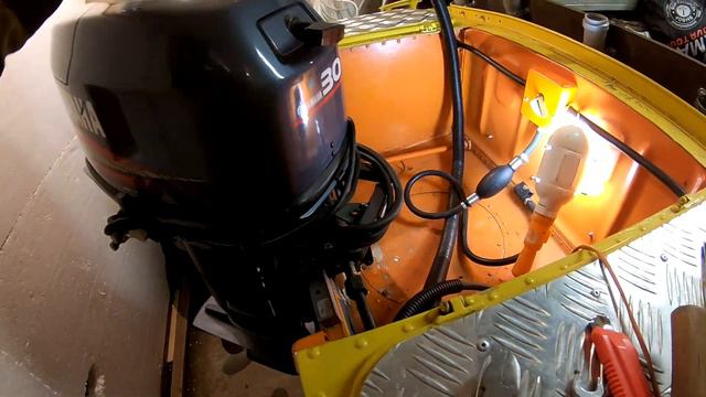 Тюнинг прогресс 2М - Переделка транца под L ногу (часть 1) смотреть онлайн