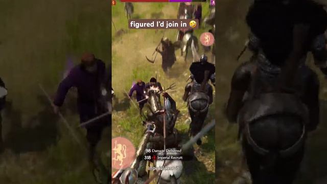 Honorable leaders fight alongside their men! #bannerlord #medieval #king #kingdom смотреть онлайн
