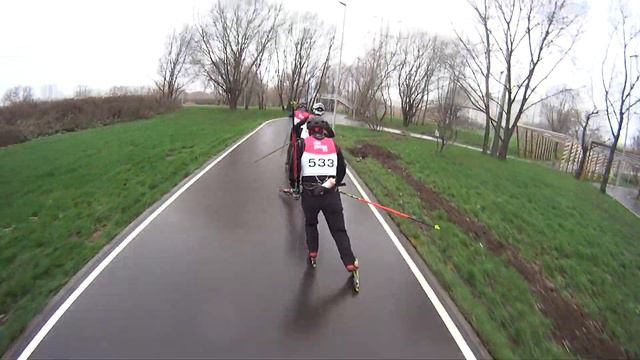 Закрытие лыжероллерного сезона, контрольная тренировка в Марьино, 35 км, 17.11.2019 смотреть онлайн