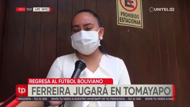 Ferreira jugará en Real Tomayapo смотреть онлайн