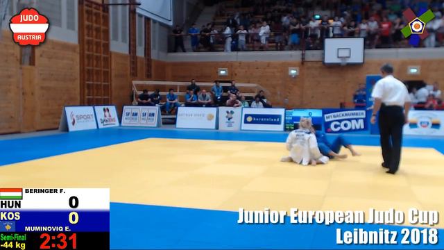 44 kg - Semi-Final - BERINGER, Fatime(HUN) vs. MUMINOVIQ, Erza(KOS смотреть онлайн