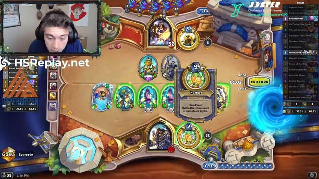 Genius NEW Druid Deck - Beast Druid - Hearthstone смотреть онлайн