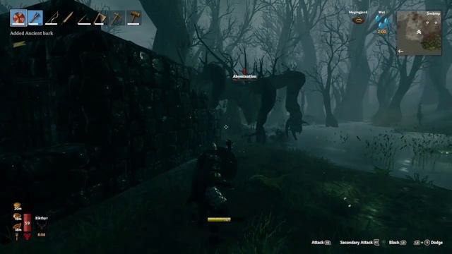 Valheim: Abomination fight gets scary, then funny. смотреть онлайн
