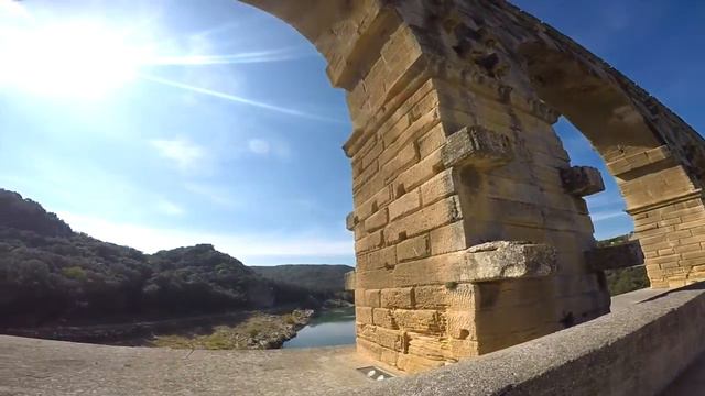 Pont du Gard, FRANCE - October 2015 смотреть онлайн