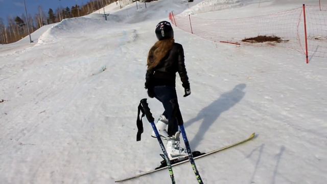 Ski-cross ride without special equipment смотреть онлайн