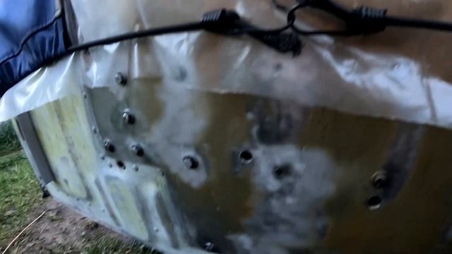 Проба роботы пескоструя и врезной лючок в рецесс. смотреть онлайн