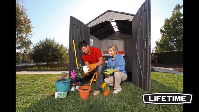 Lifetime_ Сарай пластиковый (хозблок) 2,0X2,0 м. смотреть онлайн