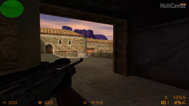 Counter-Strike 1.0 - GamePlay De_cbble (1440p60fps)