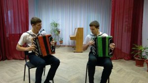 "Казаки", исполняют Дубовик Евгений и Дубовик  Михаил