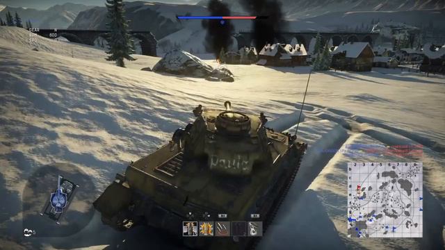 War Thunder Pz IV G Frozen Pass смотреть онлайн