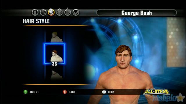 WWE All Stars Character Creation - George Bush смотреть онлайн