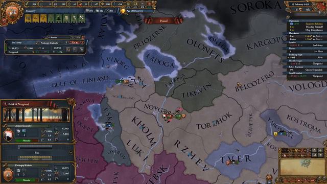 Прохождение Europa Universalis IV №1 удачное начало