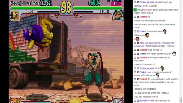 GGPO casuals vs Tenren12 (live commentary) смотреть онлайн