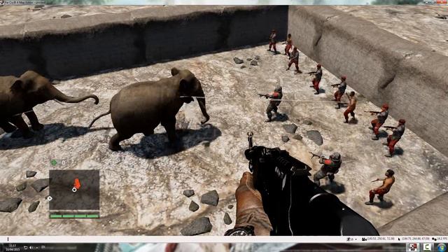 far cry 4 - Map Editor Animals VS Soldiers HD смотреть онлайн