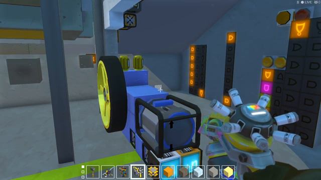Лифт КМЗ 58 на этажниках в ScrapMechanic