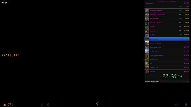 Half-Life speedrun WON Scriptless in 45:04.07 смотреть онлайн