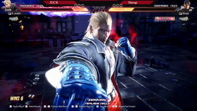 Tekken 8 ▰ JDCR (#1 Steve Fox) Vs SHIRAGI (#1 Jin Kazama) ▰ Ranked Matches!