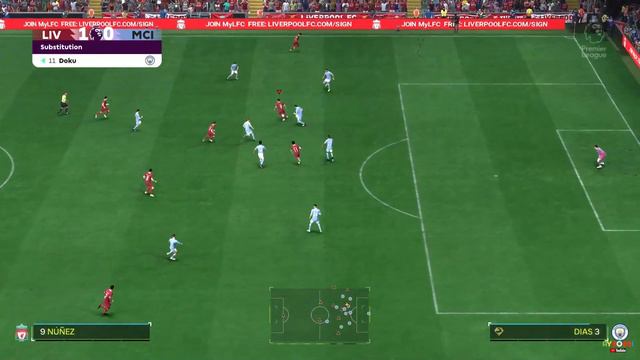 I used Liverpool vs Man City in EA Sports FC 24 смотреть онлайн