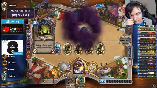 Hearthstone: Kolento plays murloc paladin (#37) смотреть онлайн